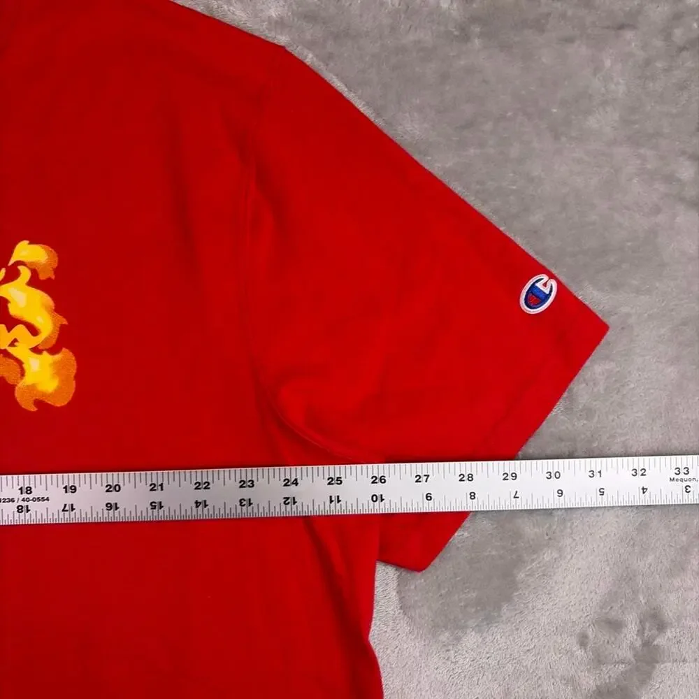 NWT Champion x My Hero Academia Shoto Todoroki Graphic Reverse Weave T-shirt XXL - Picture 5 of 6